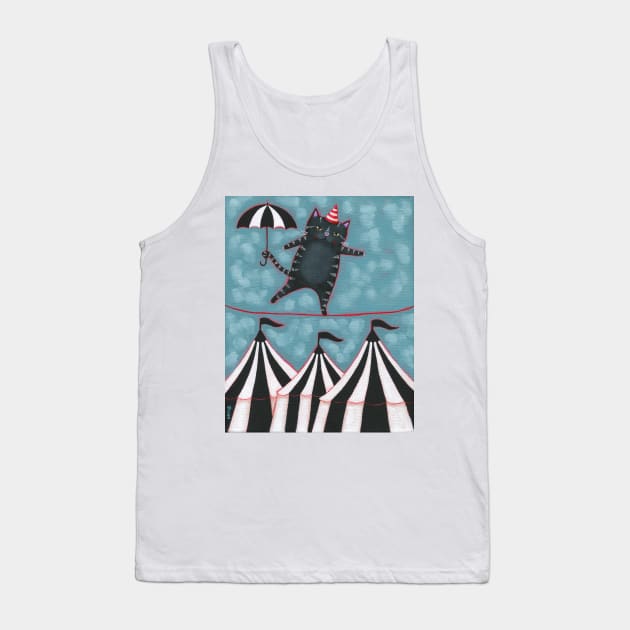 The Tightrope Walker 2 Tank Top by KilkennyCat Art